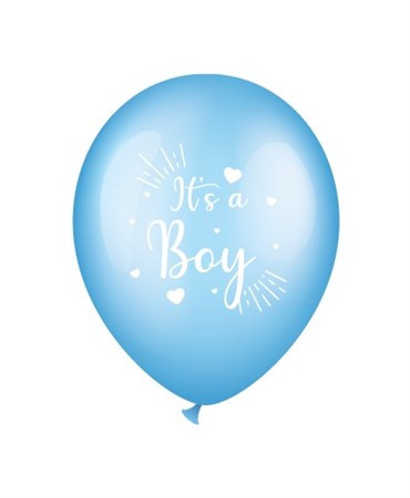 Babyshower ballong it´s a boy 6-p