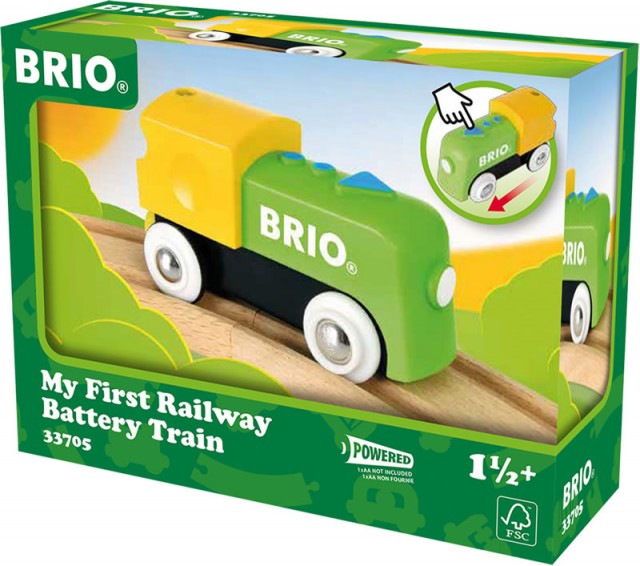 Brio batteridrivet lok min första tågbana 