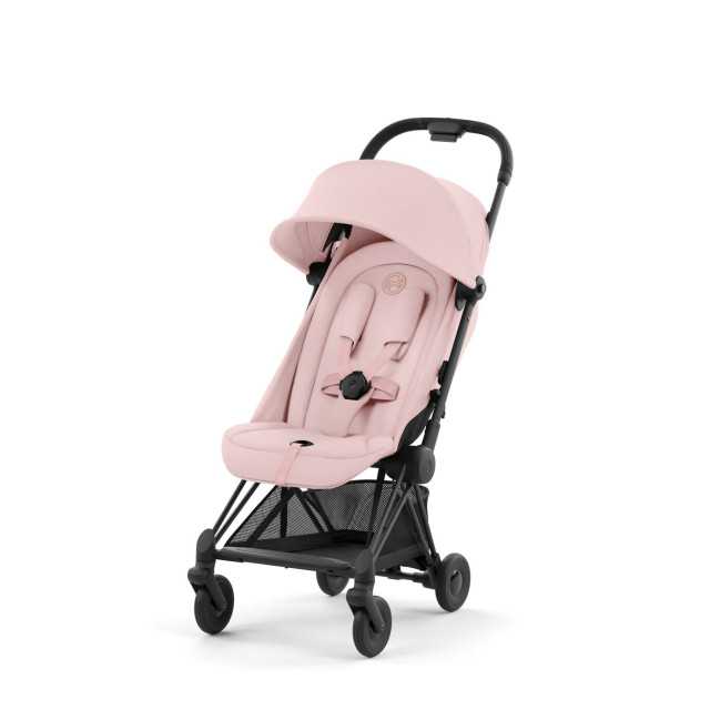 Cybex coya resevagn peach pink chassi matte black