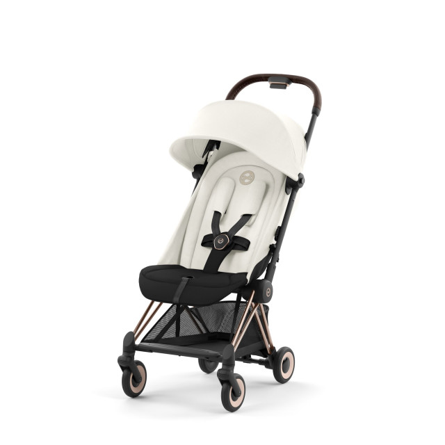 Cybex coya resevagn off white chassi rosegold