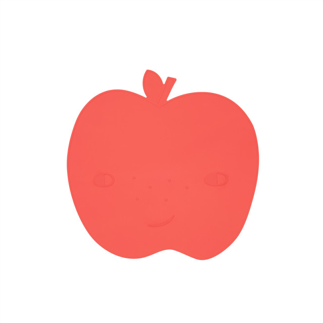 Oyoy mini underlägg silikon yummy äpple