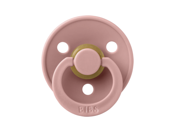 Bibs napp colour latex dusty pink 0-6mån