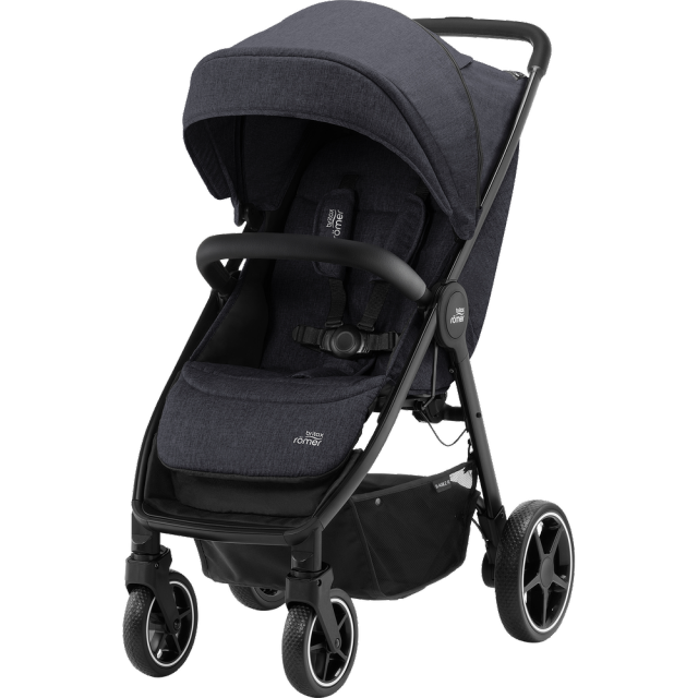 Britax sittvagn b-agile r black shadow black handle