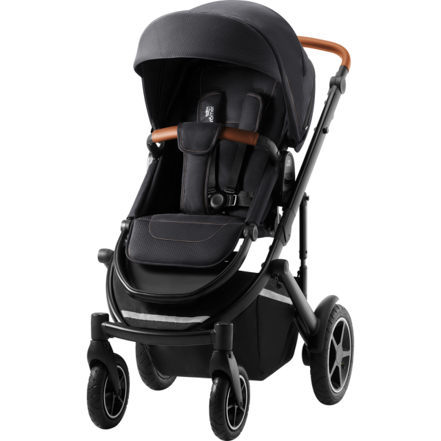 Britax sittvagn smile III fossil grey brown handle