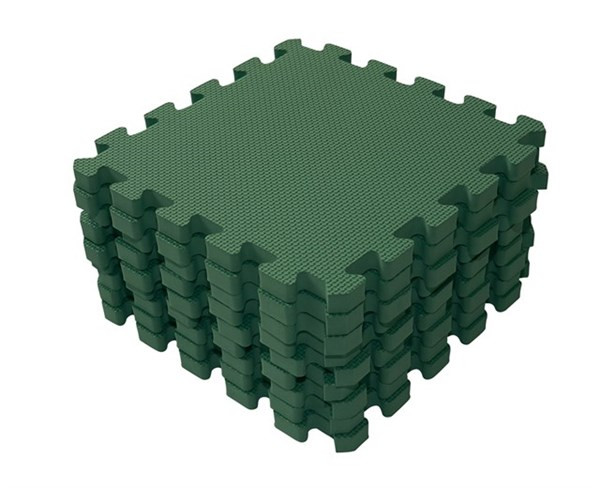 Babydan pusselmatta pine green 9-delar
