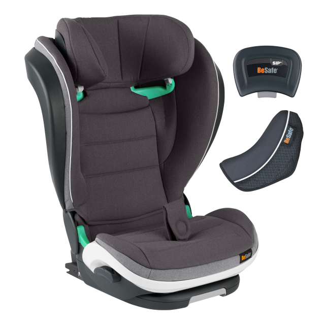Besafe bältesstol izi flex fix i-size Metallic Melange