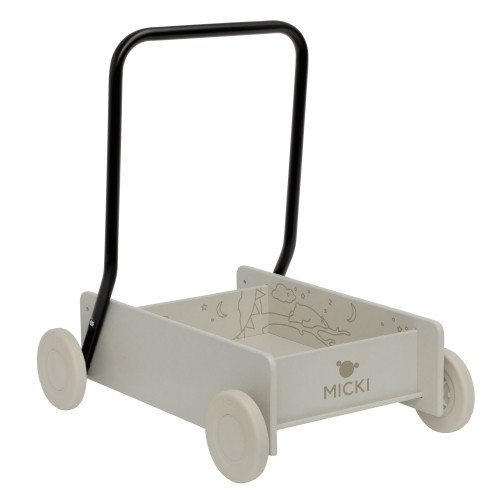 Micki lära gåvagn beige