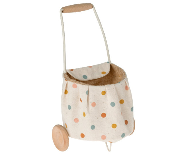 Maileg miniature trolley multi dots