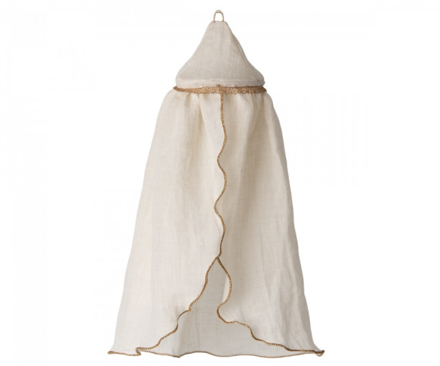 Maileg sänghimmel cream 32cm
