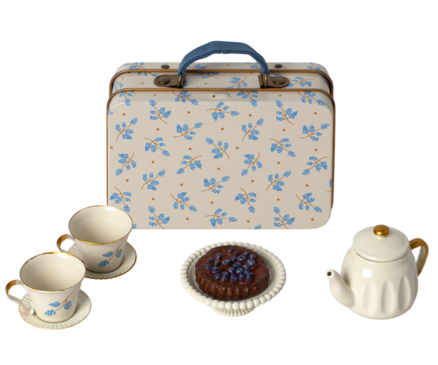 Maileg afternoon treat, mouse blue madelaine