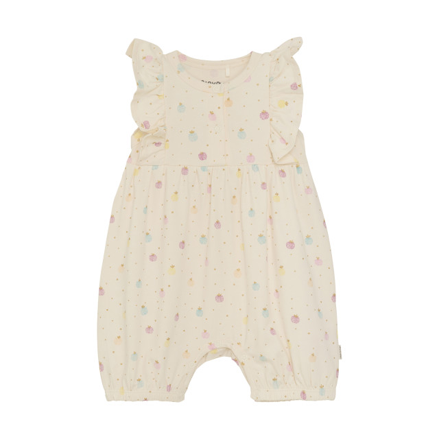 Minymo dress white swan med volang