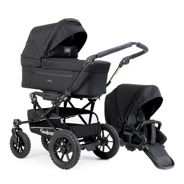 Emmaljunga alu s air flat duovagn all black 2024 