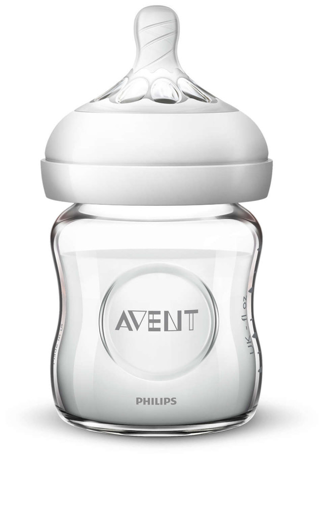 Avent nappflaska natural glas 120ml 0mån+