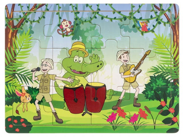 Teddykompaniet pussel arne alligator 12-bitar