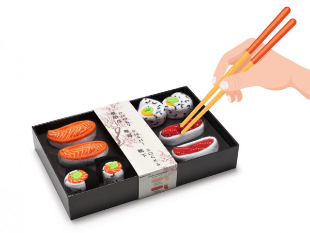 Dooky strumpor sushi 4-par