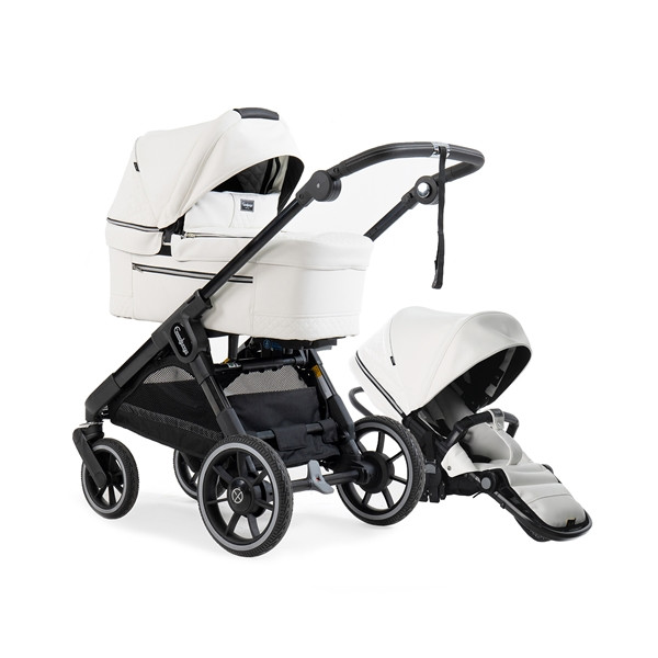 Emmaljunga sento lux ergo duovagn polar white 