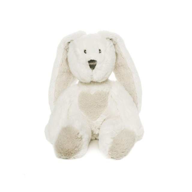 Teddykompaniet kanin teddy cream mini vit
