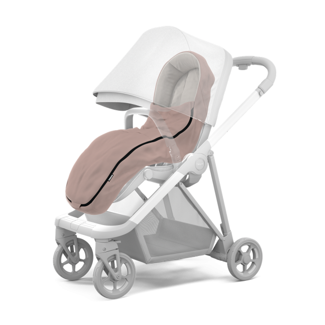 Thule footmuff misty rose