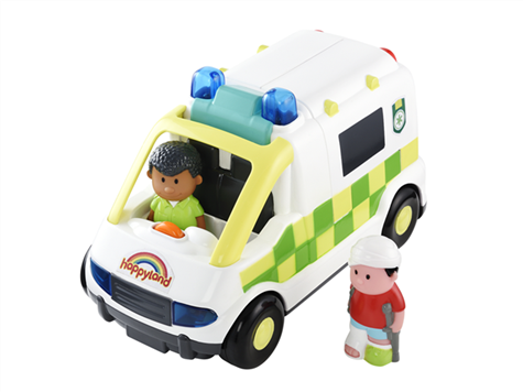 Elc happyland ambulans med ljus & ljud