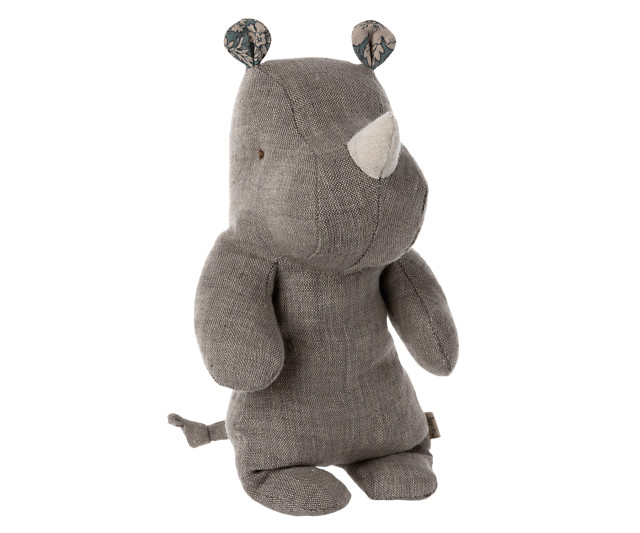 Maileg safari friends little rhino grey new