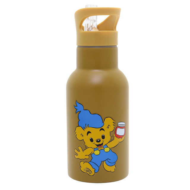 Rätt start drickflaska bamse gul