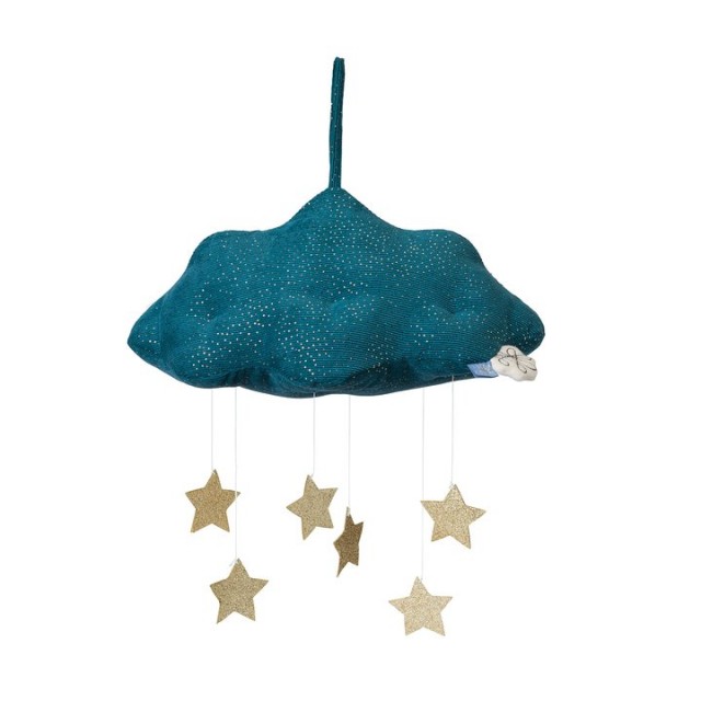 Picca loulou cloud corduroy petrol with stars