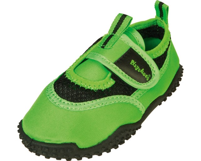 Playshoes badsko grön/svart