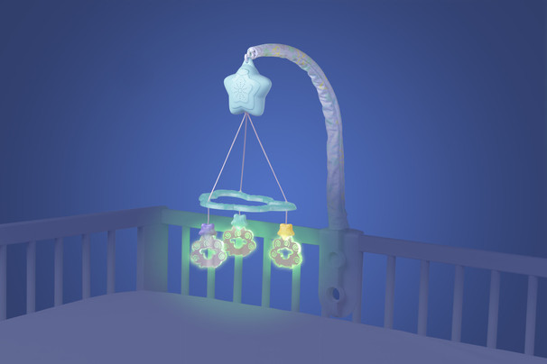 Playgro musikmobil med ljus dreamtime soothing light up
