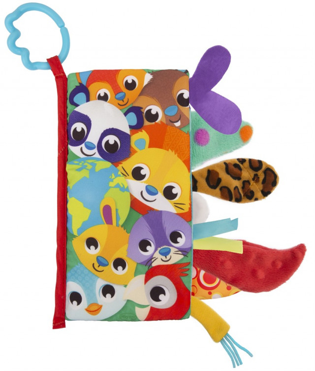 Playgro mjuk aktivitetsbok tails of the world