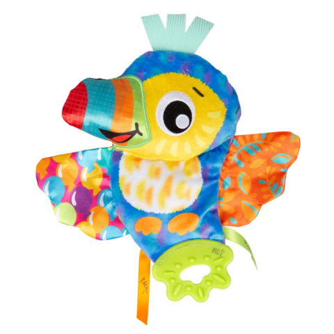 Playgro crinkle blankie tamika toucan