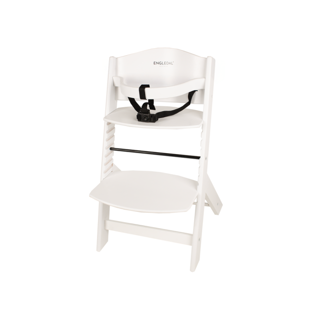 Babytrold matstol engledal vit