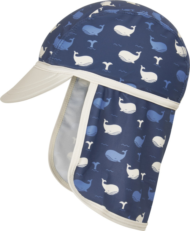Playshoes uv-keps whale navy