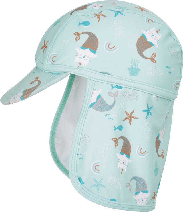 Playshoes uv-keps unicorn mermaid cat mint