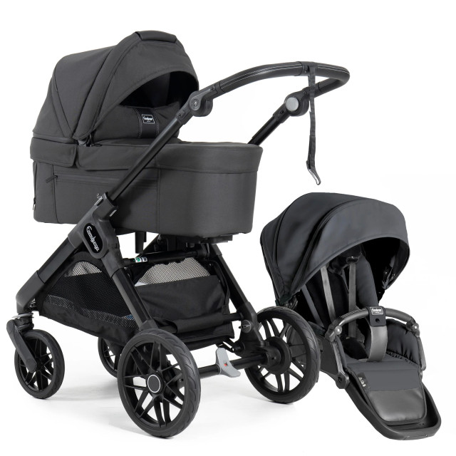 Emmaljunga sento max flat+ duovagn urban graphite