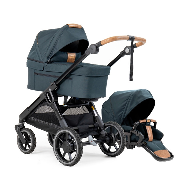 Emmaljunga sento max flat duovagn/syskonvagn outdoor forest 2024 