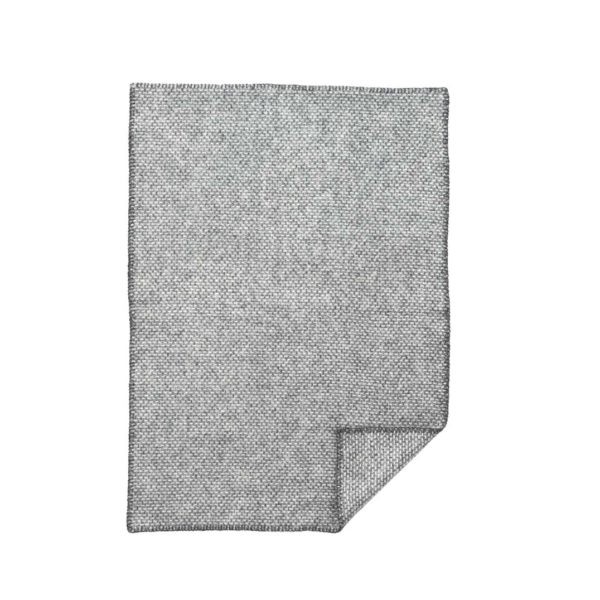 Klippan yllefabrik ullfilt domino grey 65x90 cm