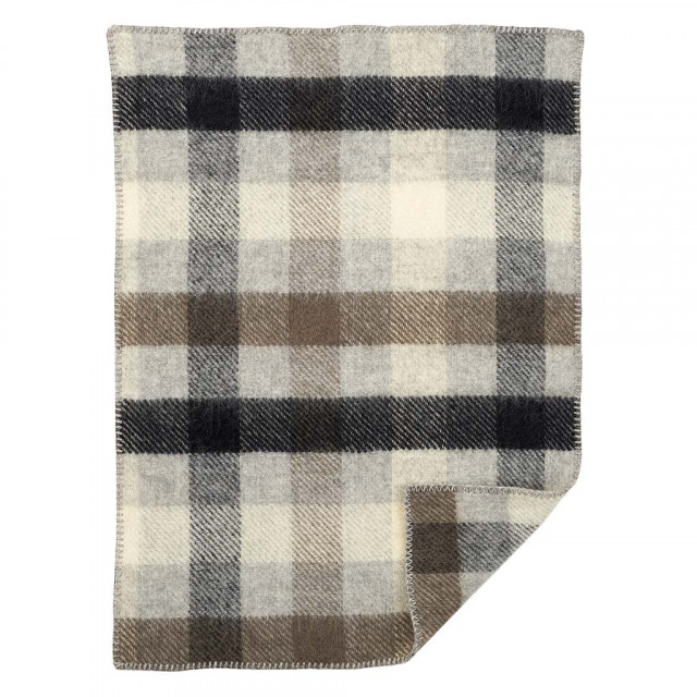 Klippan yllefabrik ullfilt gotland grey 65x90cm