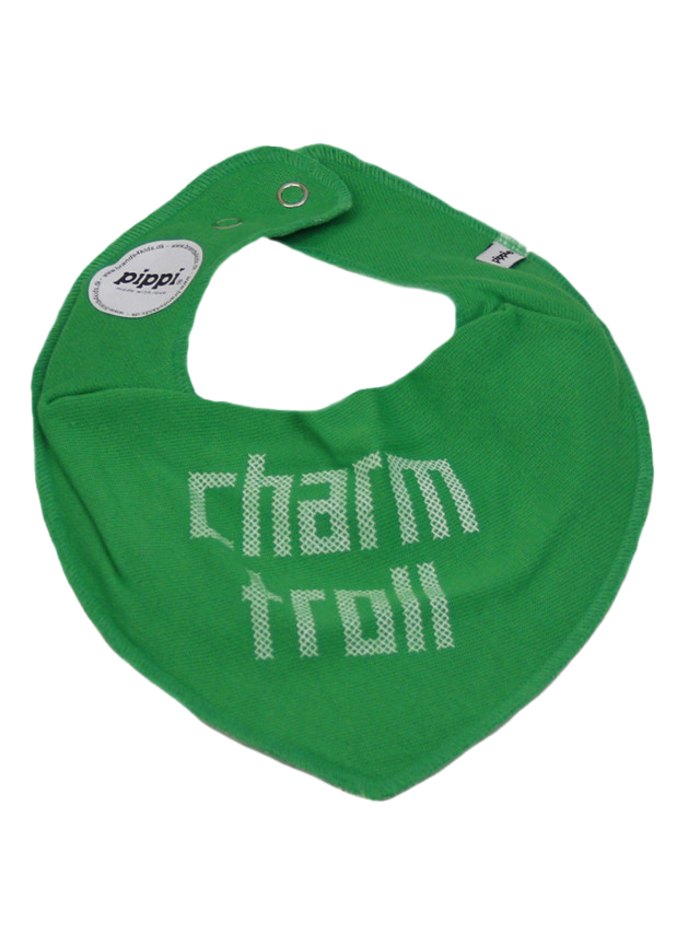 Pippi bib charmtroll green