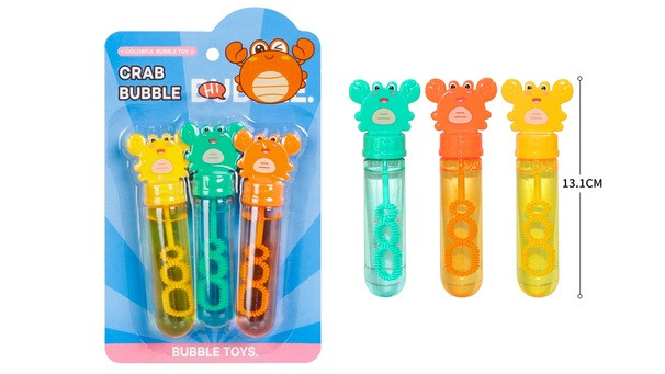 Suntoy såpbubblor krabba 3x35ml
