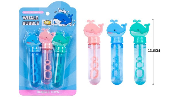 Suntoy såpbubblor val 3x35ml