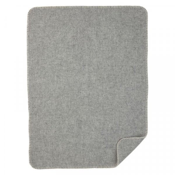 Klippan yllefabrik ullfilt soft wool baby grey 65x90 cm 