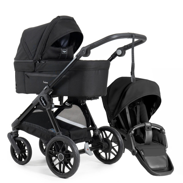 Emmaljunga sento pro flat+ duovagn urban black