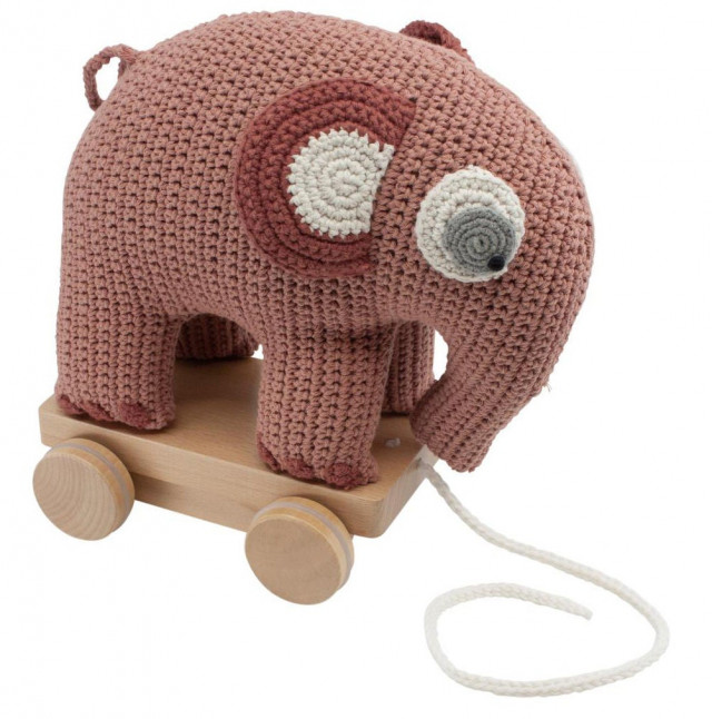 Sebra dragdjur fanto virkad elefant rosa