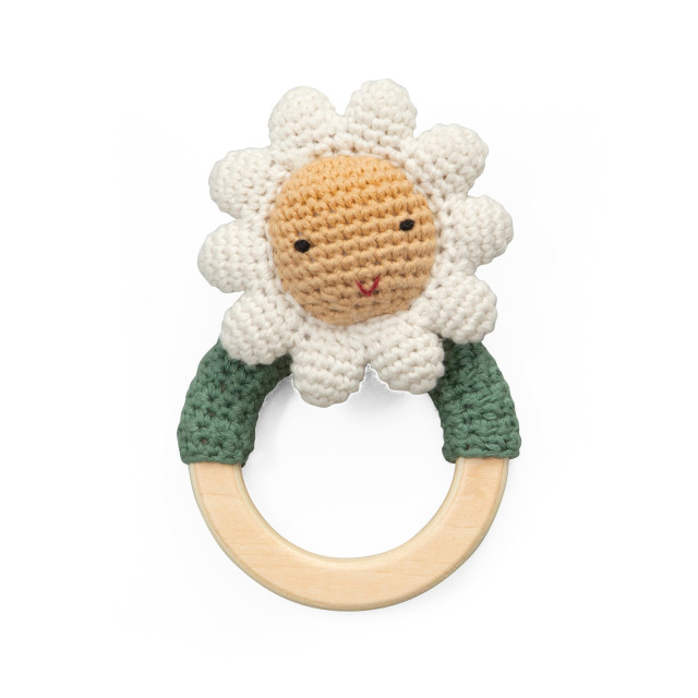 Sebra skallra med träring flower