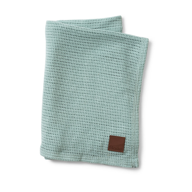 Elodie details cellular blanket aqua turquoise