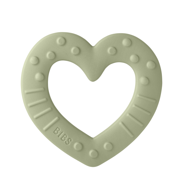 Bibs baby bitie heart sage