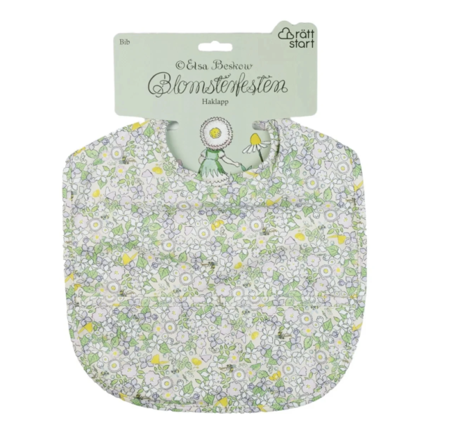Rätt start beskow haklapp blomsterfesten