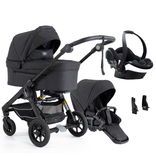 Emmaljunga paket NXT60/60F inkl babyskydd iZiGoModular X1 by BeSafe