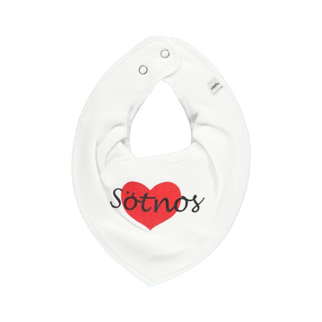 Pippi bib sötnos vit