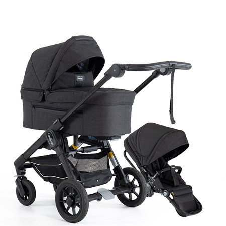 Emmaljunga 2023 NXT60 select duovagn lounge black, välj mellan 3 olika chassin
